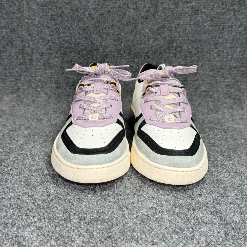 Coach Citysole Court Sneakers Women's 10 Green Purple Retro Athletic Casual Shoe - Picture 2 of 12